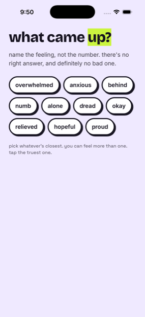 Naming the feeling